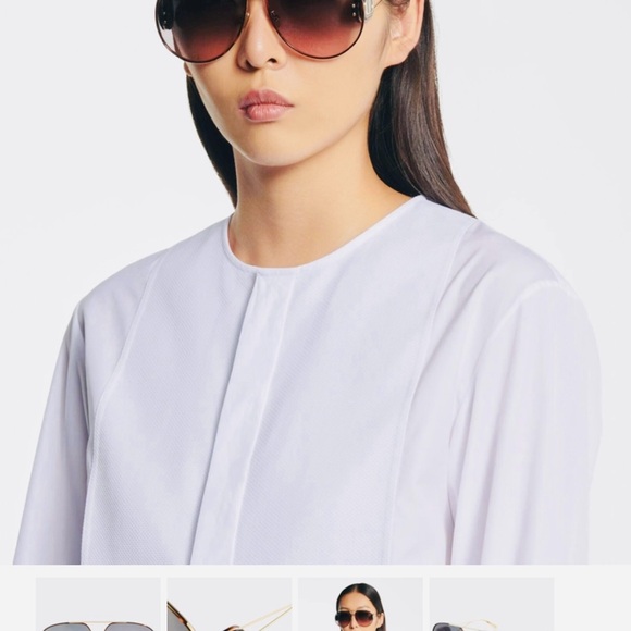 Dior Black Aviator Sunglasses Luxury Accessory - Picture 5 of 5